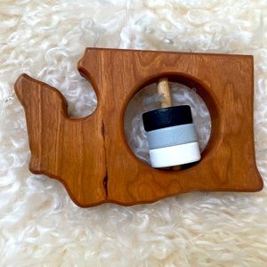 Wooden WA State Baby Toy NWOT